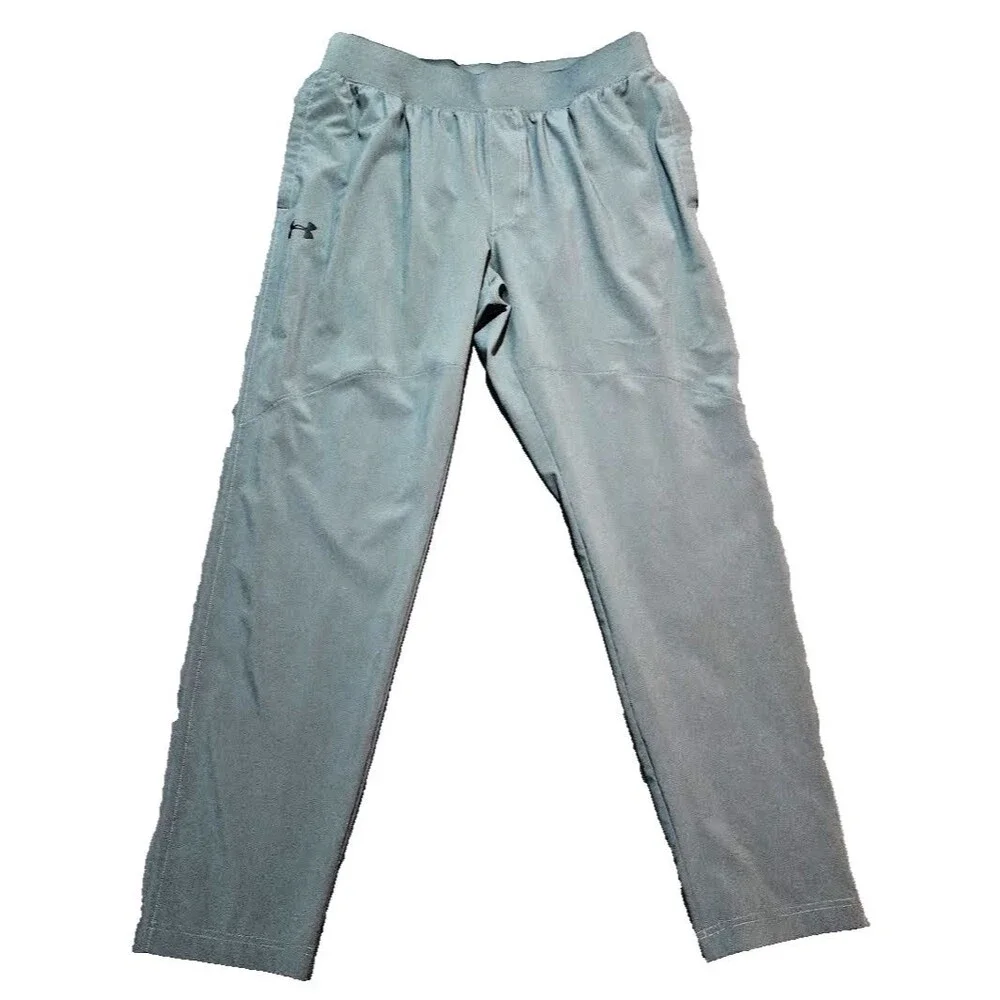 Under Armour Men's Fitted Pants XL Grey Running Light weight